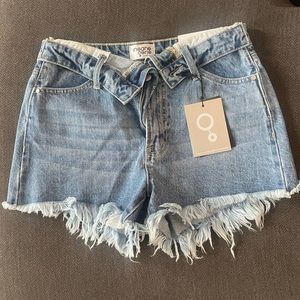 High Rise Jean Shorts